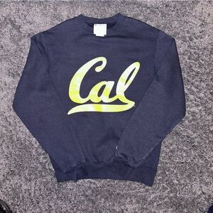 Vintage Champion Cal Sweatshirt Size Small Blue Crew Neck